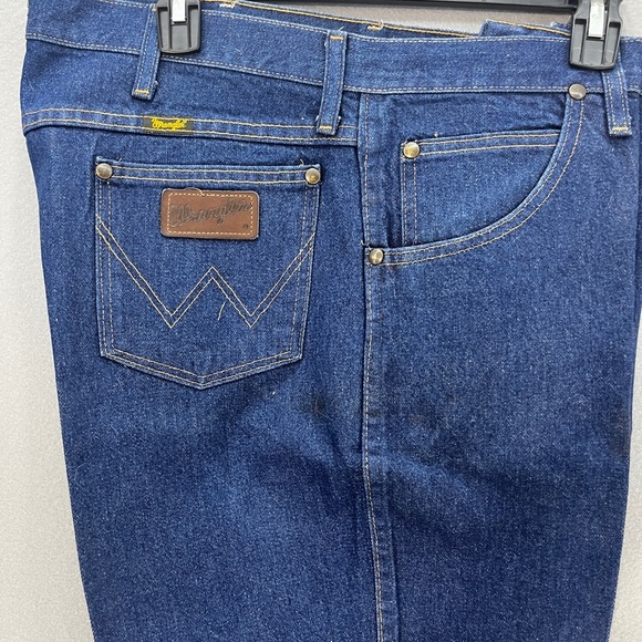 Men's Wrangler MWZ SLIM FIT Blue Denim Jeans - Picture 5 of 11